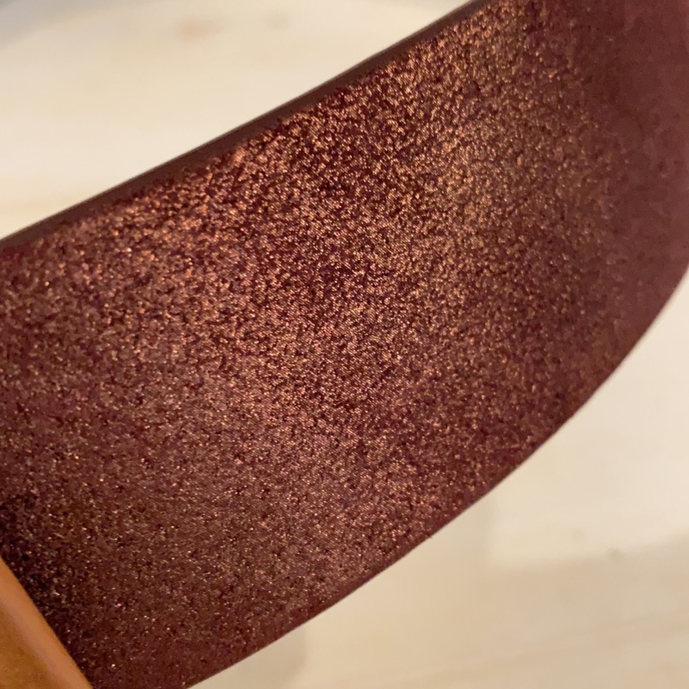 Nanette Lepore Metallic Leather Belt - Picture 3 of 8